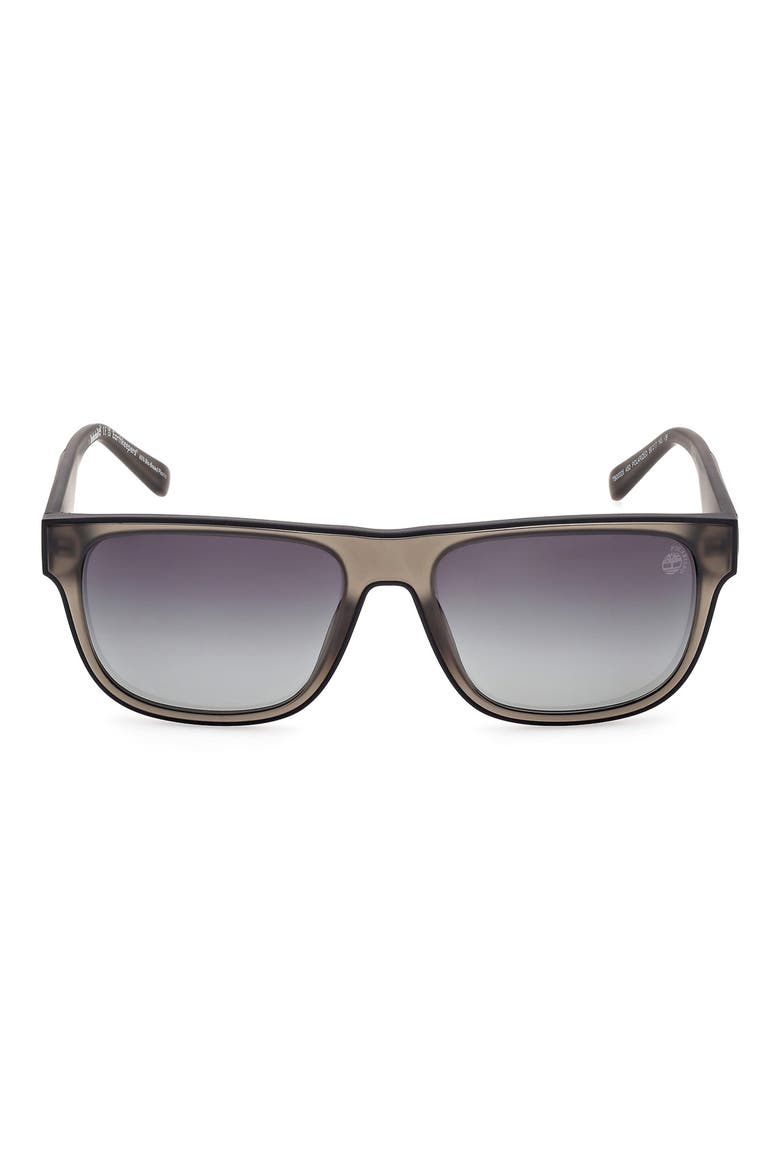 56mm Sunglasses, Main, color, LIGHT BROWN / SMOKE