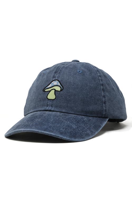 Dalix Mushroom Hat In Washed Navy Blue