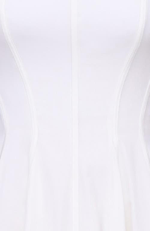 House Of Cb Mariabella A-line Midi Dress In White