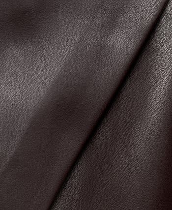 Wrap Faux Leather Skort