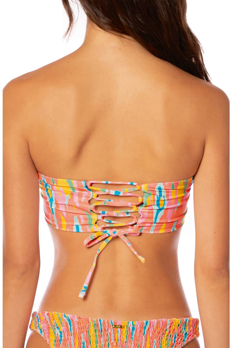 Mystic Ikat Splendor Reversible Bikini Bottoms, Alternate, color, LIGHT PASTEL RED MULTI