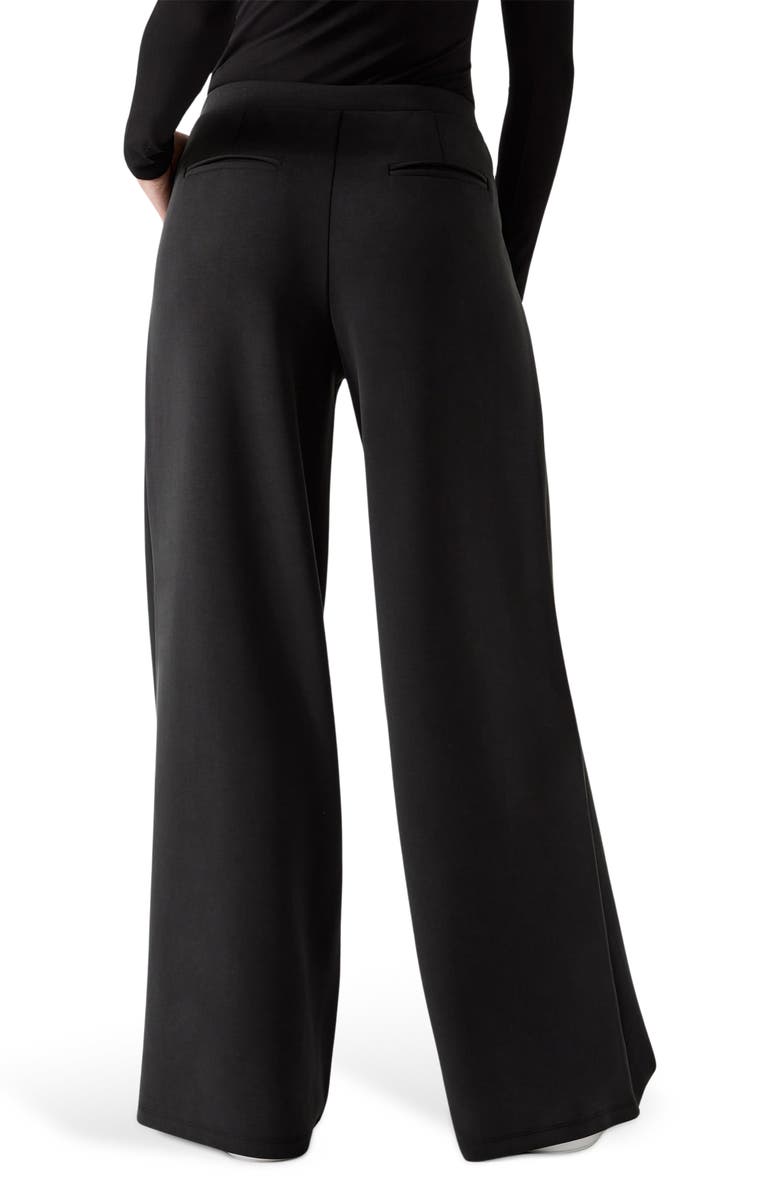 GUESS Olympe Wide Leg Pants, Alternate, color, Jblack-Black