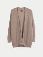 Gobi Cashmere Ajour Knit Open front Cardigan