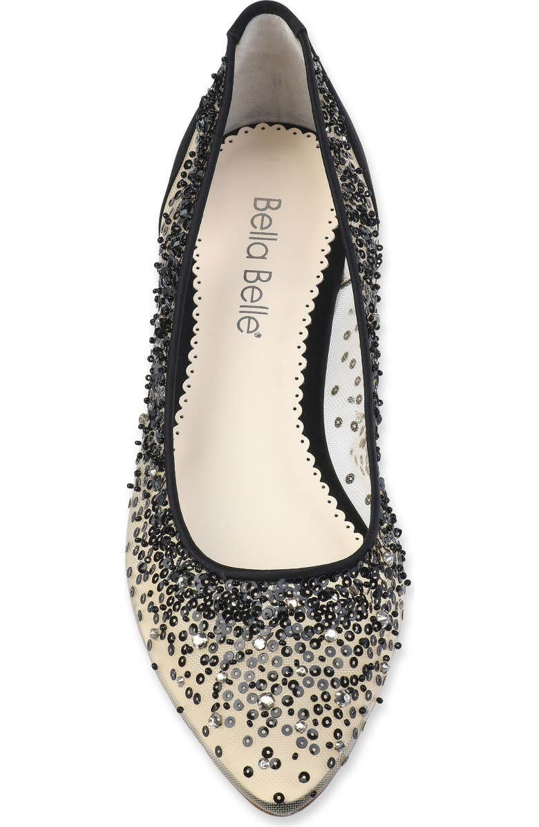 Bella Belle Ariel Sequin Flat, Alternate, color,