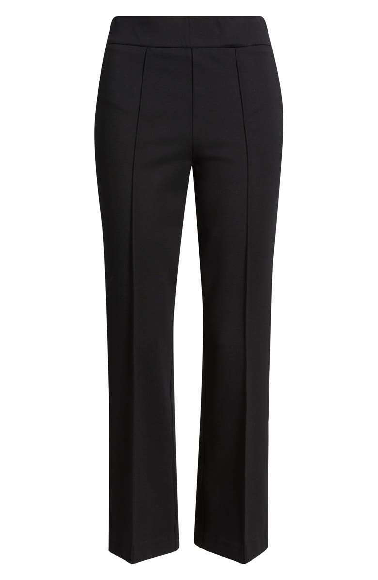 SPANX<sup>®</sup> Ponte Pintuck Kick Flare Pants, Alternate, color, Classic Black