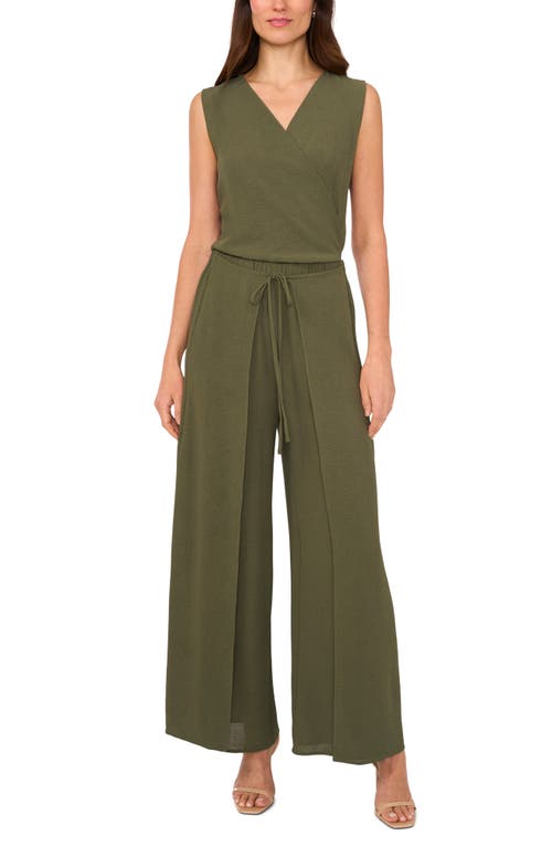 Halogen ® Tie Front Overlay Wide Leg Pants In Clover