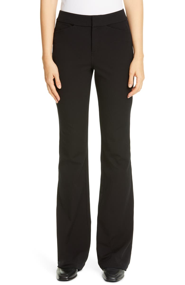 Lafayette 148 New York Suffolk High Waist Flare Jeans, Main, color, 