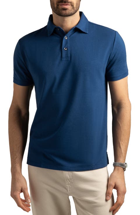 Pinehurst Classic Fit Cotton Blend Golf Polo