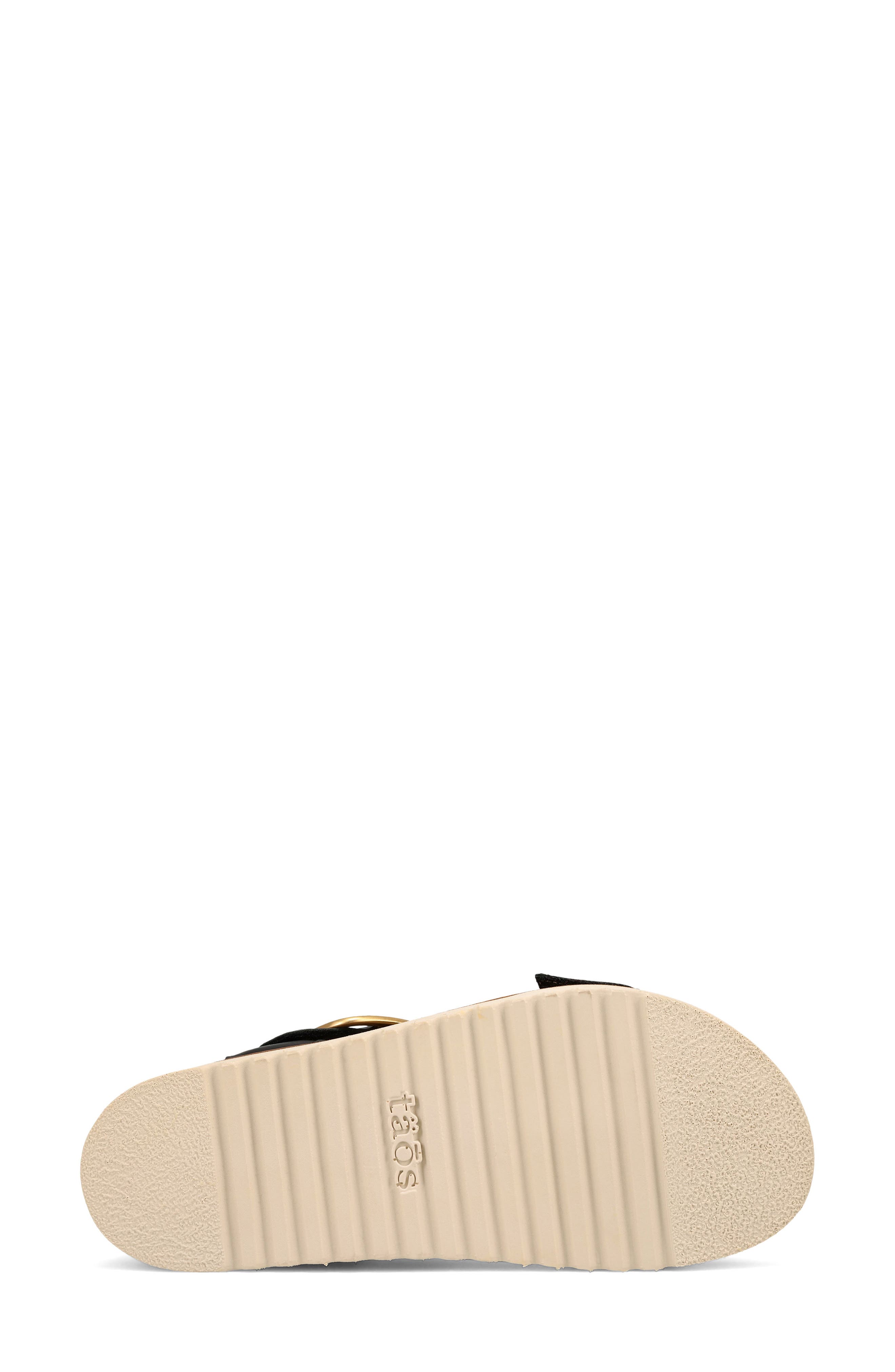 Taos On the Double Sandal, Alternate, color, Black