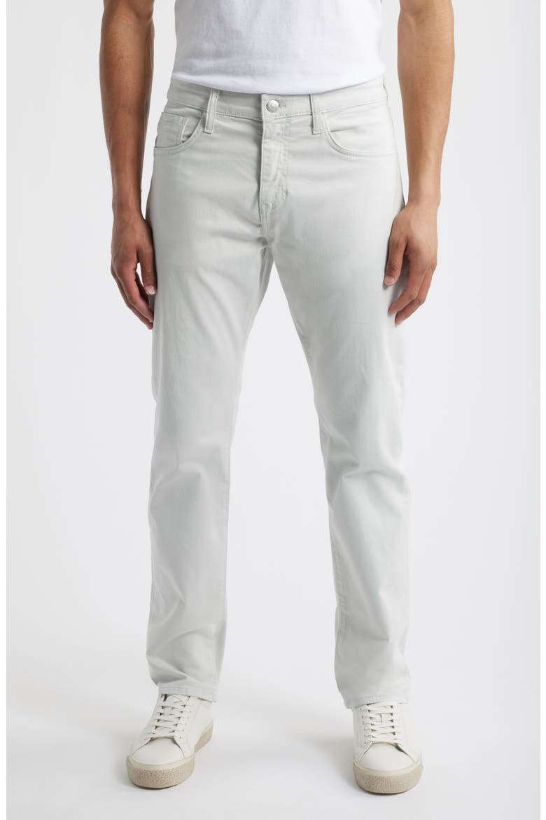 Zach Straight Leg Casual Twill Pants, Main, color, IVORY TWILL