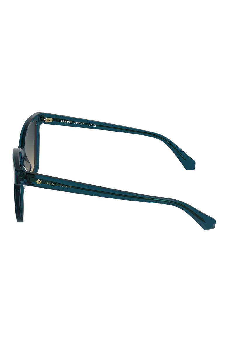 Dira 56mm Rectangular Sunglasses, Alternate, color, LIGHT BLUE