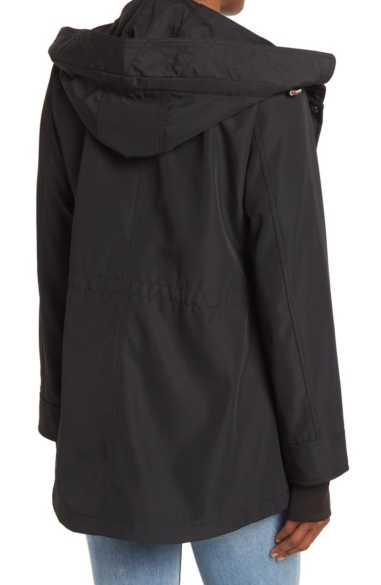 French Connection Water-Resistant Hooded Softshell Jacket, Alternate, color, 