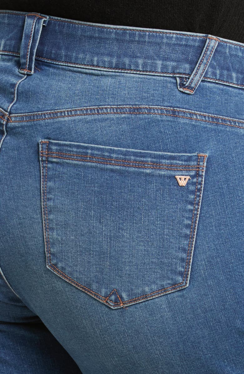 Wit & Wisdom 'Ab'Solution High Waist Wide Leg Jeans, Alternate, color, Blue