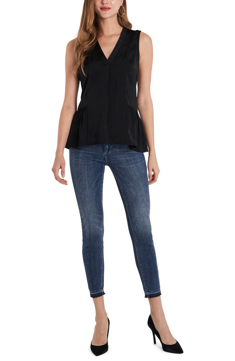 Vince Camuto Sleeveless Rumple Ruffle Blouse, Alternate, color,