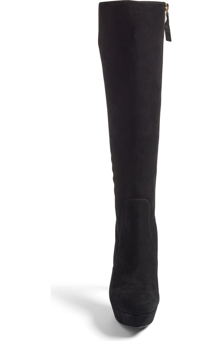 Alice + Olivia 'Hayes' Round Toe Platform Boot, Alternate, color,