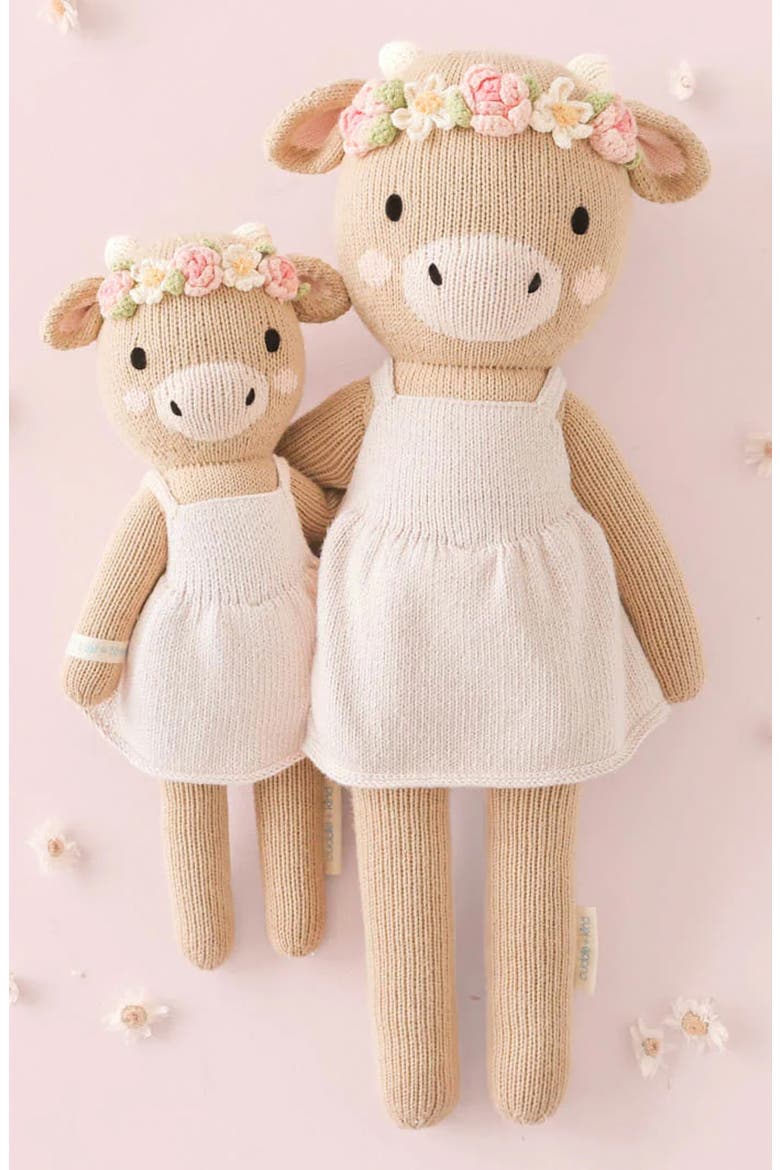 Little Amelia the Cow Stuffed Animal, Alternate, color, PINK