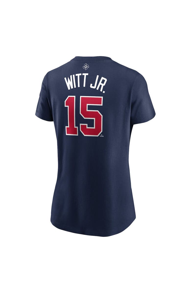 Nike Women's Nike Bobby Witt Jr. Navy USA Baseball 2023 World Baseball Classic Name & Number T-Shirt, Alternate, color,