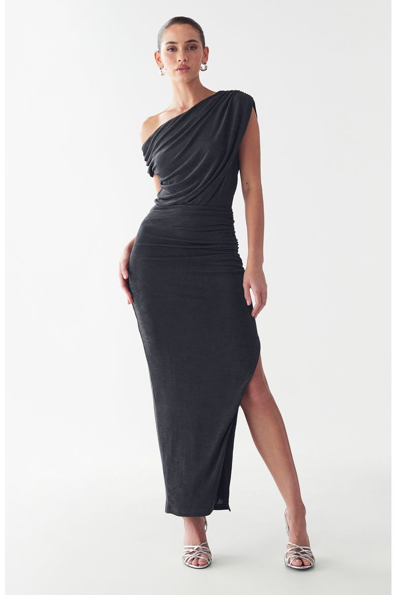 Veleda Midi Dress, Main, color, Charcoal