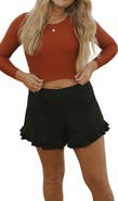 Geode Swimwear Obsidian High Waisted Swim Shorts