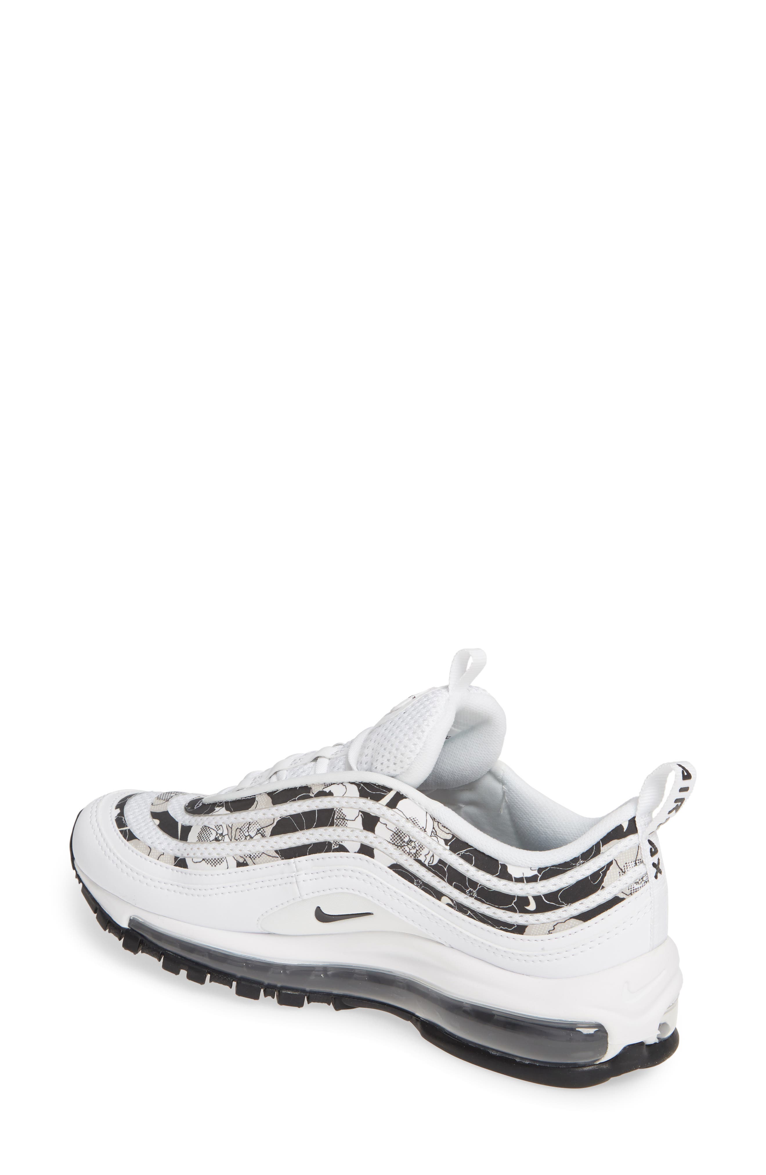 Air Max 97 SE Sneaker, Alternate, color, WHITE/ BLACK