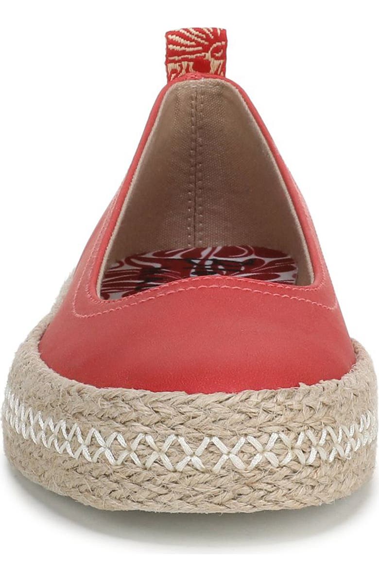 Blowfish Malibu Benita Espadrille Flat, Alternate, color, Red Suede