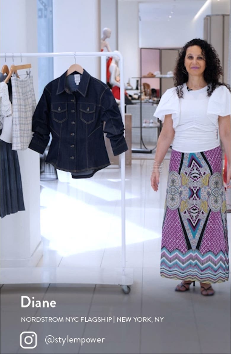 Scrunched Canyon Denim Jacket, sales video thumbnail