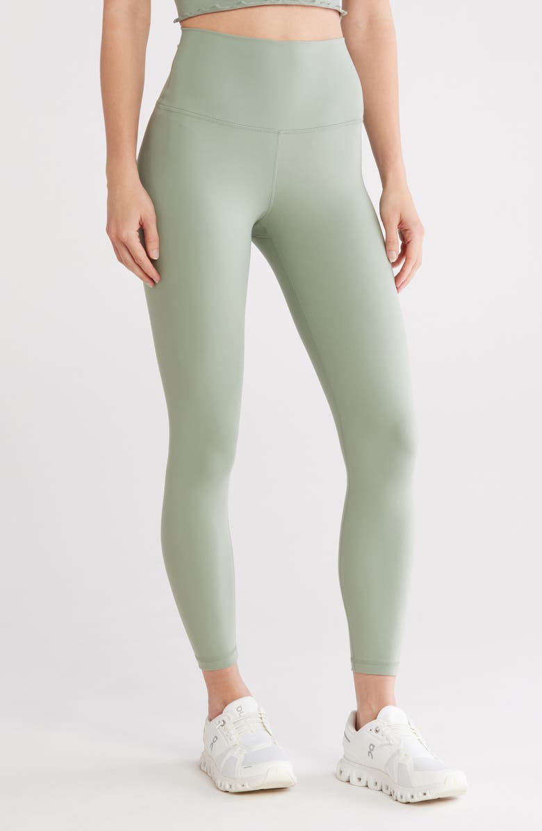 YOGALICIOUS Lux High Waist Leggings, Main, color, Lily Pad