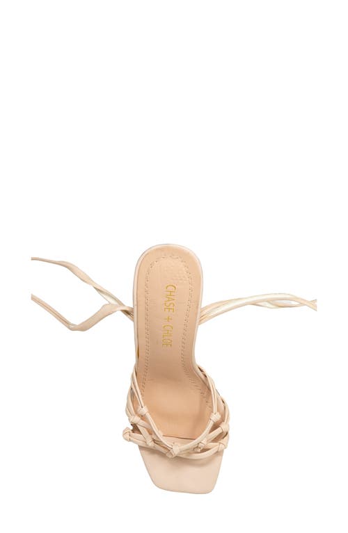 Chase & Chloe Chase And Chloe Lyria Ankle Wrap Sandal