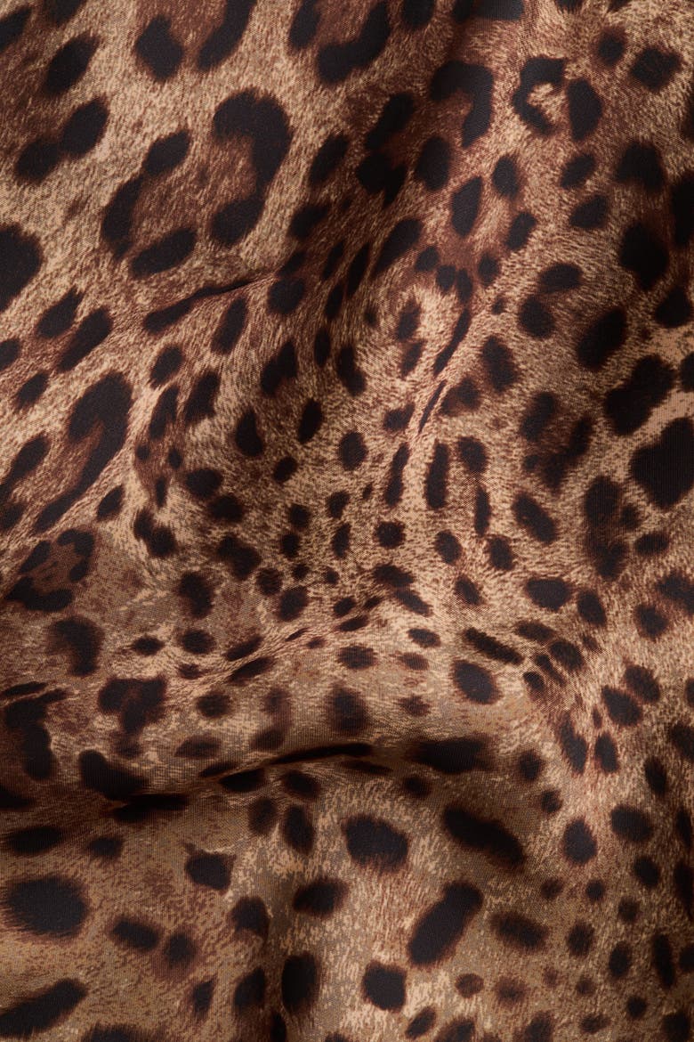 Low-back Strappy Top, Alternate, color, Brown/leopard print