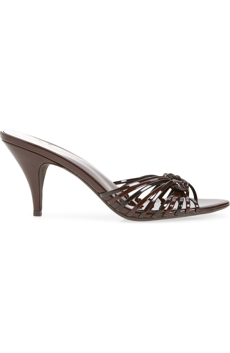 Jeffrey Campbell Constella Slide Sandal, Alternate, color, Brown Patent Combo