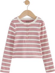 NEXT Kids' Stripe Long Sleeve Henley