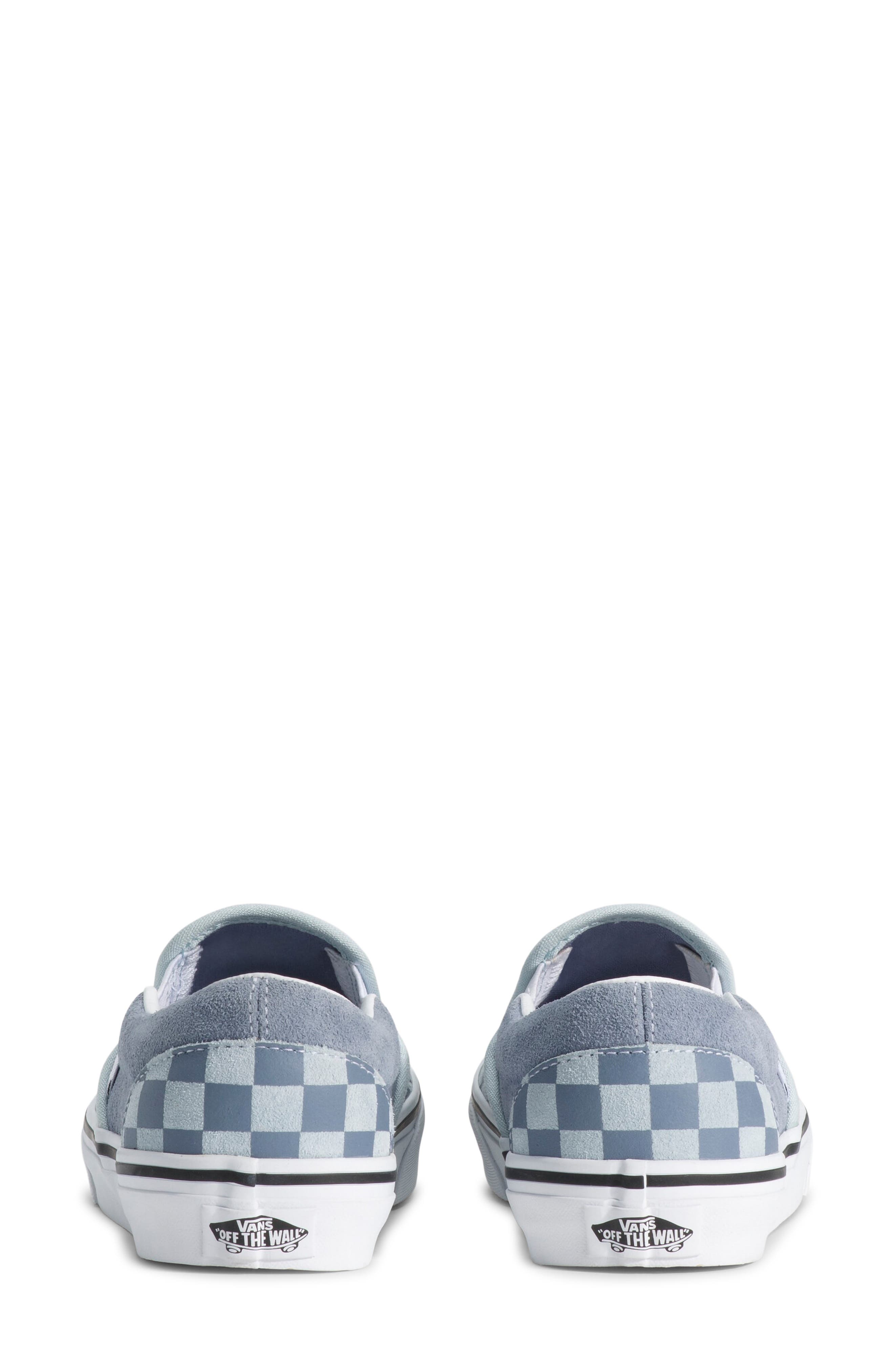 Vans Gender Inclusive Classic Slip-On Sneaker, Alternate, color, Checkerboard Light Blue