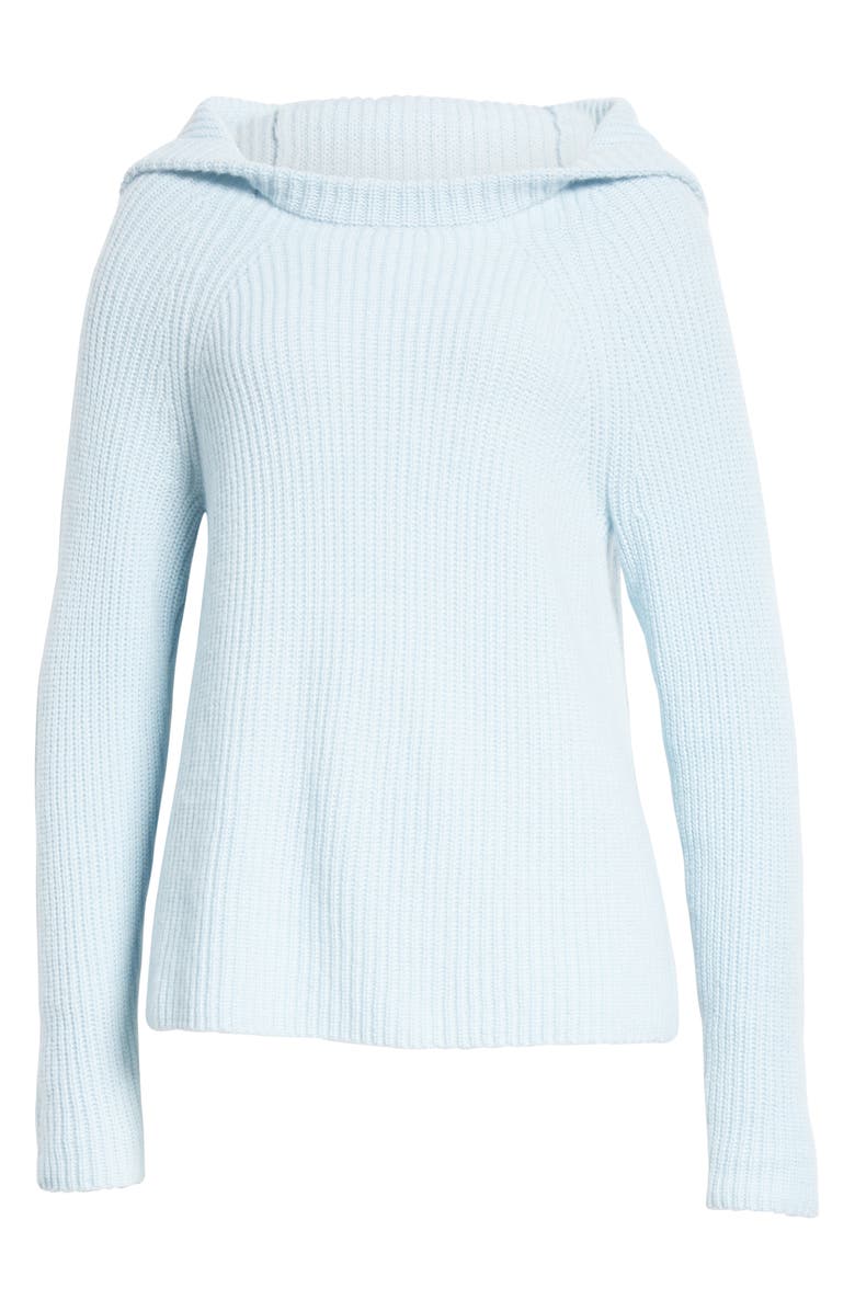 Vince Raglan Sleeve Wool & Cashmere Hoodie, Alternate, color, 