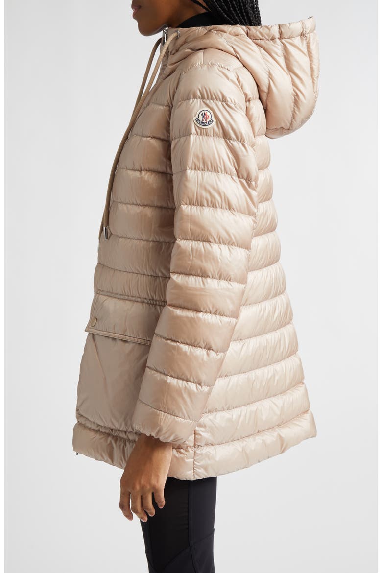 Jasmin Quilted Hooded Down Puffer Parka, Alternate, color, NEUTRAL