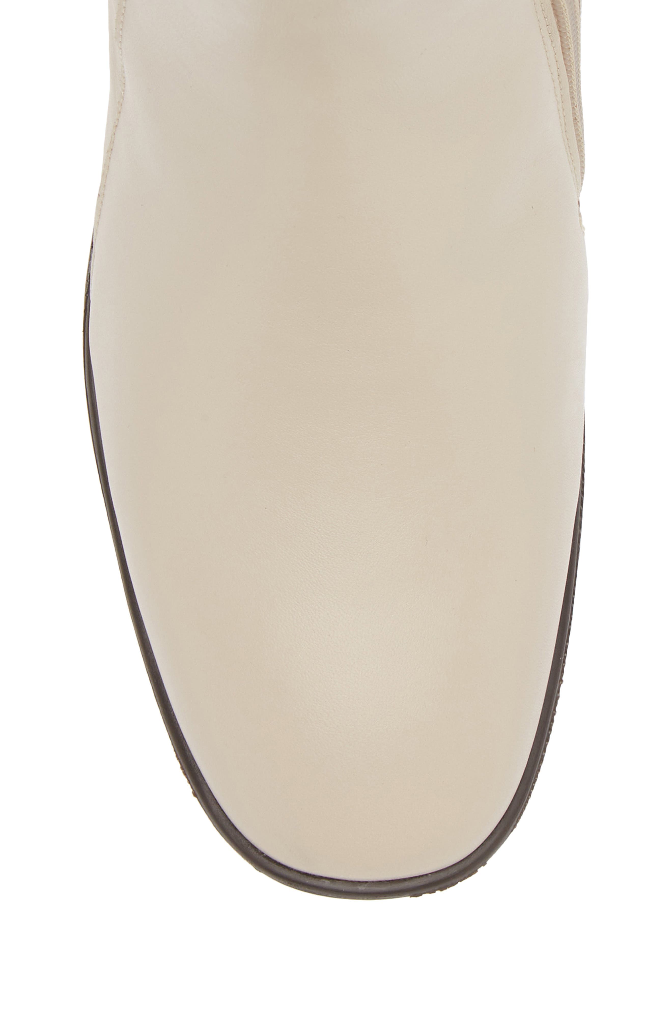 Goodie Zip Boot, Alternate, color, SOFT IVORY LEATHER