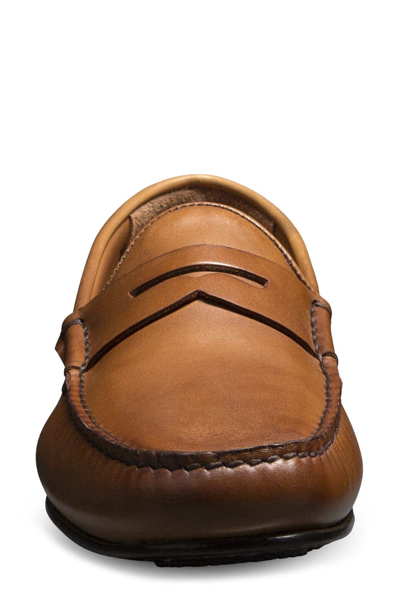 Allen Edmonds Supersport Moc Toe Penny Loafer, Alternate, color, Walnut