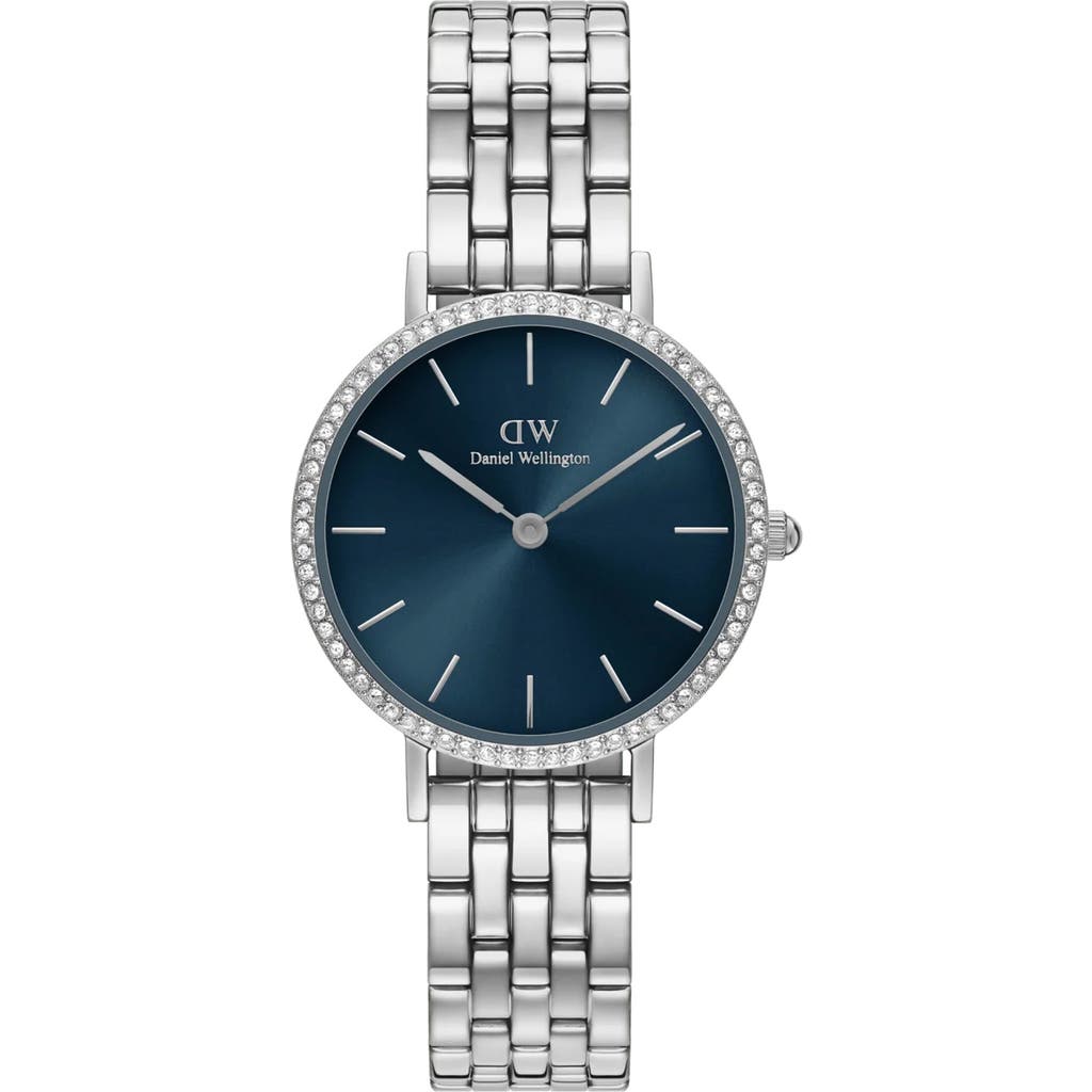 Daniel Wellington Unisex Analog Silver-tone Stainless Steel Watch, 28mm In Metallic