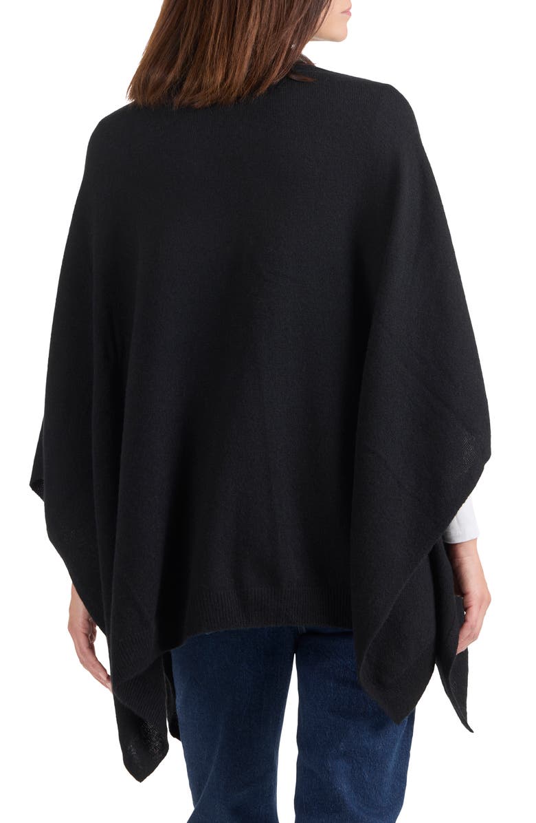 Amicale Funnel Neck Cashmere Poncho, Alternate, color, 