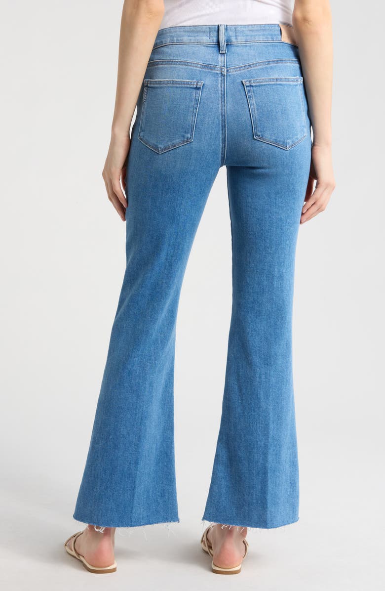 PAIGE Laurel Canyon Raw Hem Bootcut Jeans, Alternate, color, Mesmerize