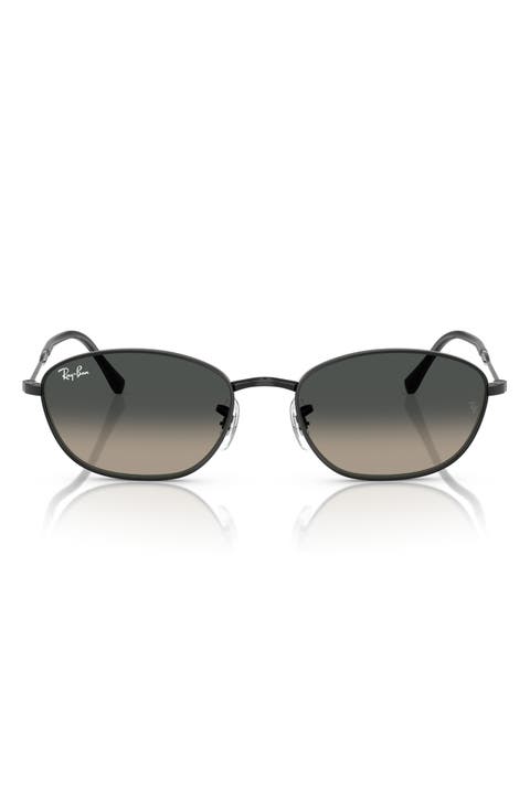 58mm Irregular Oval Sunglasses