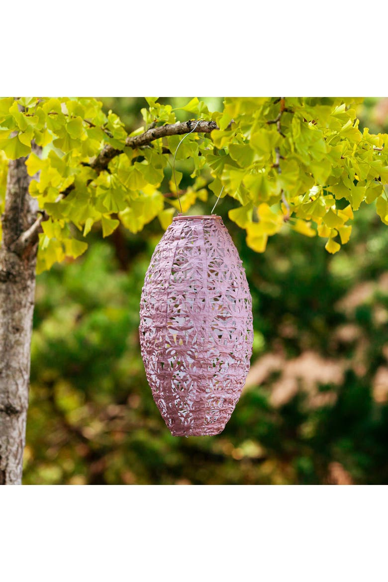 Soji Stella - Wildflower Pod Solar Lantern, Alternate, color, Sage