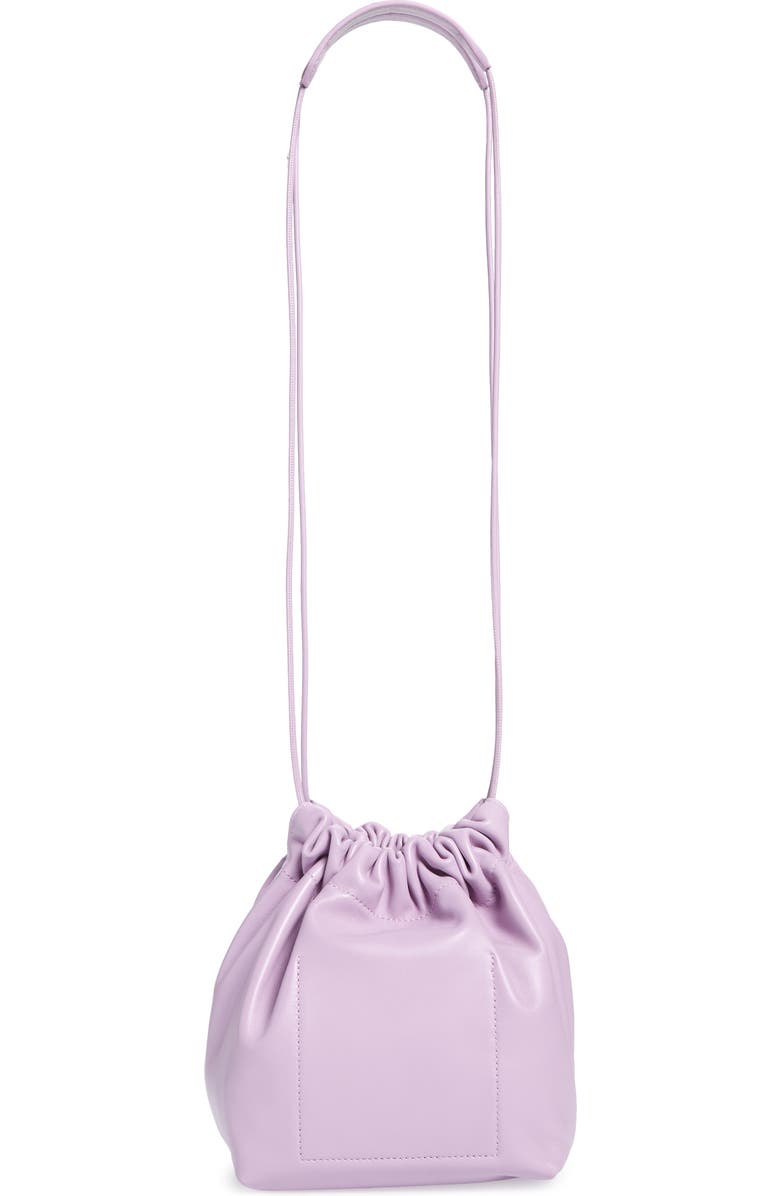 Jil Sander Small Drawstring Leather Crossbody Bag, Alternate, color,