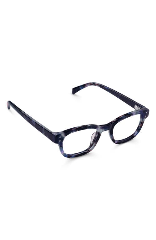 Eyebobs Biff 45mm Square Reading Glasses In Blueberry Tortoise