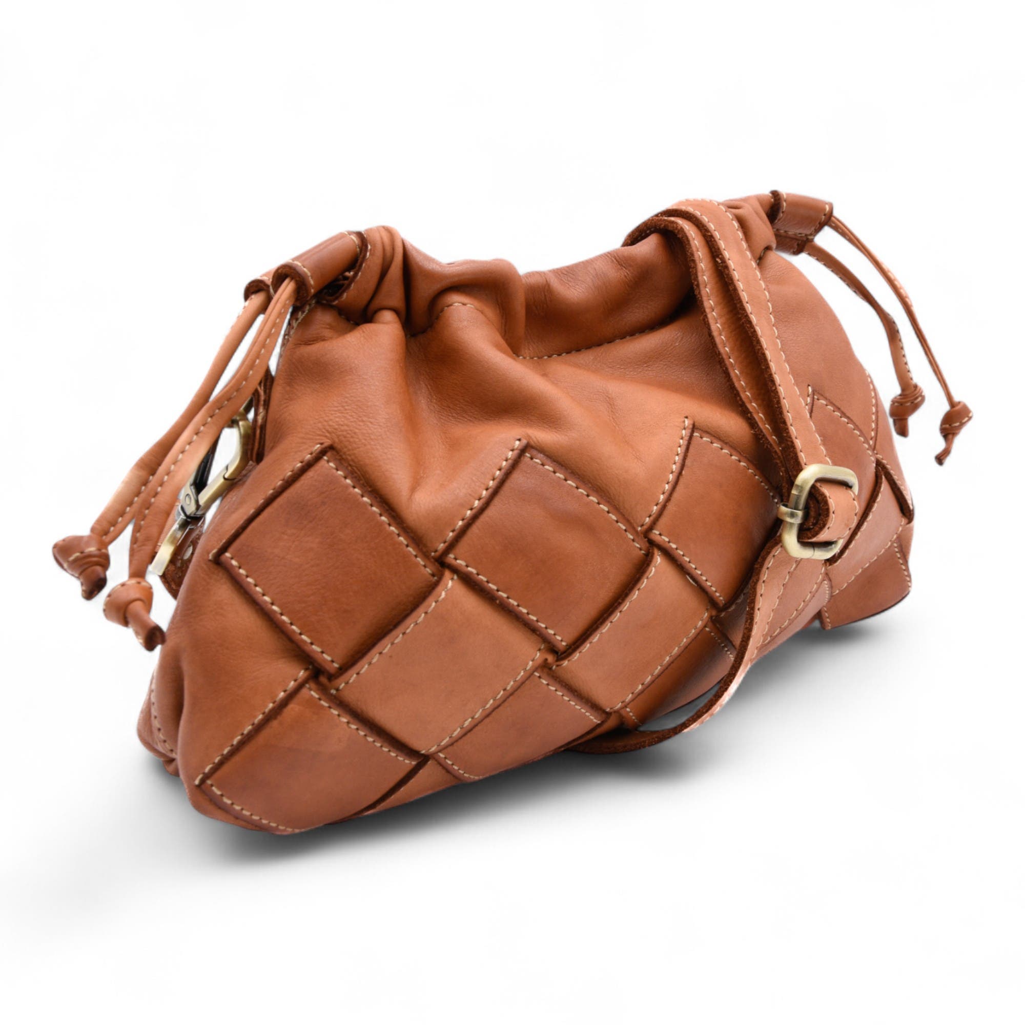 Greta Clutch, Alternate, color, Cognac