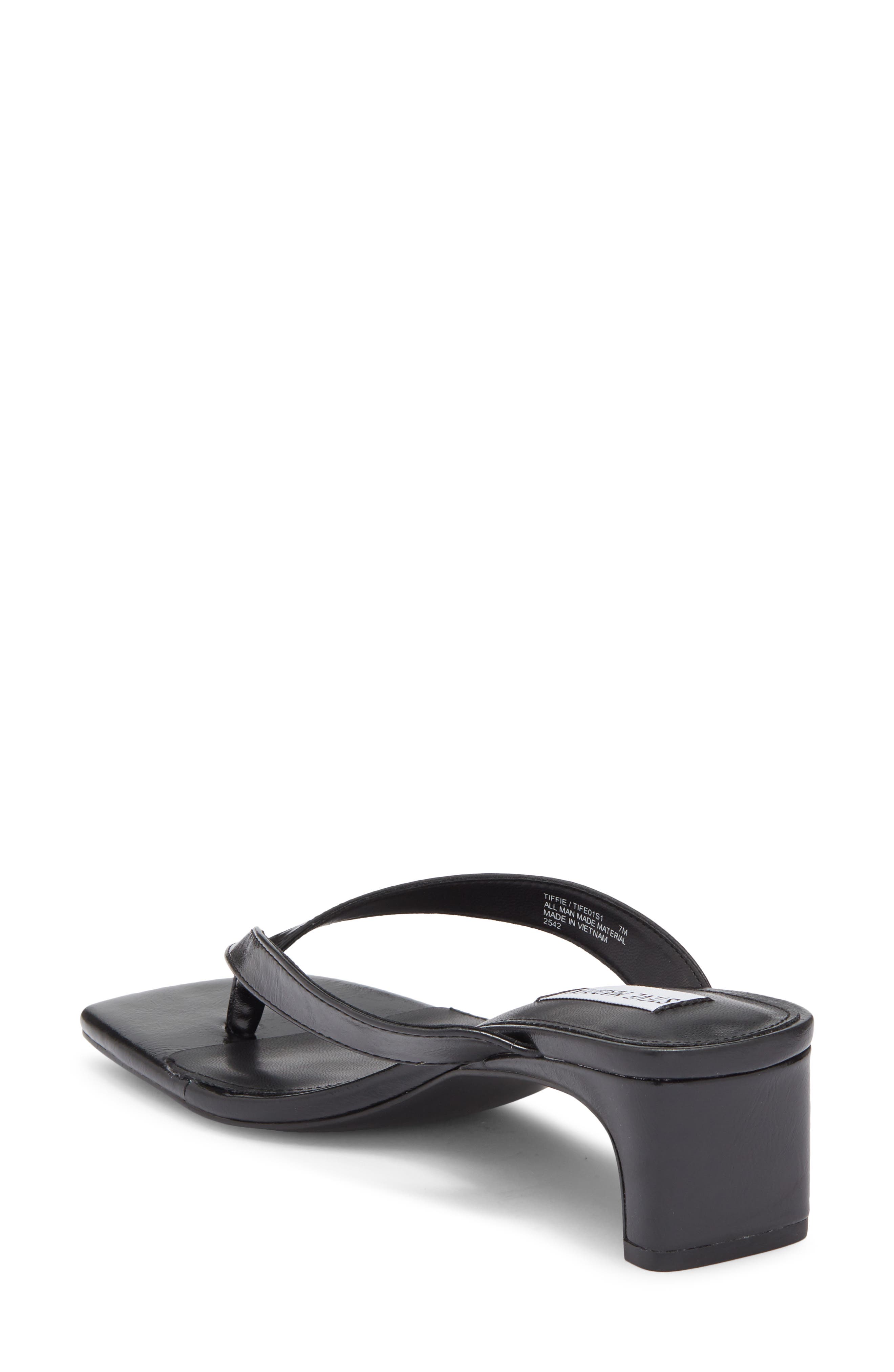 Steve Madden Tiffie Slide Sandal, Alternate, color, Black