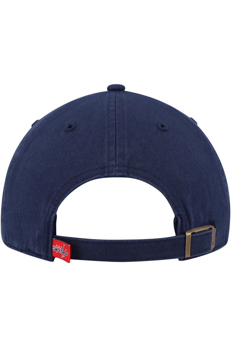 Men's '47 Navy Washington Capitals Clean Up Adjustable Hat, Alternate, color, Navy