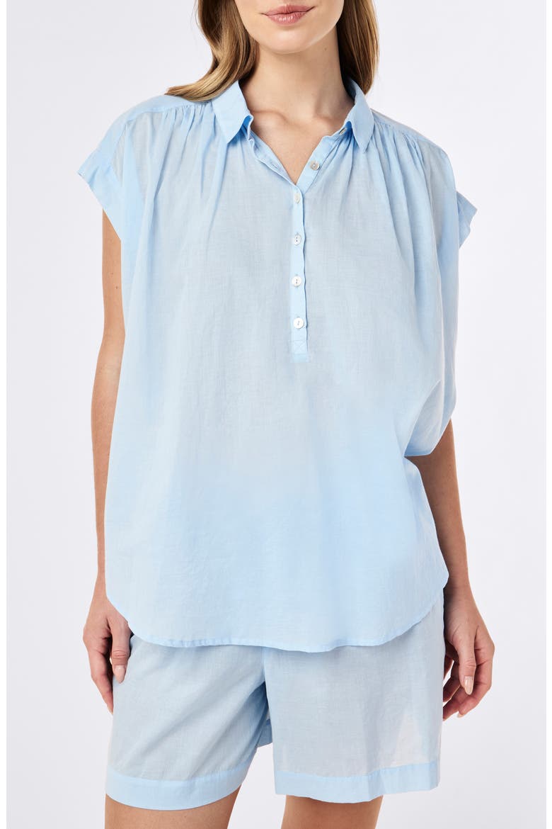 Nicola Boxer Short Pajamas, Alternate, color, CLEAR SKY