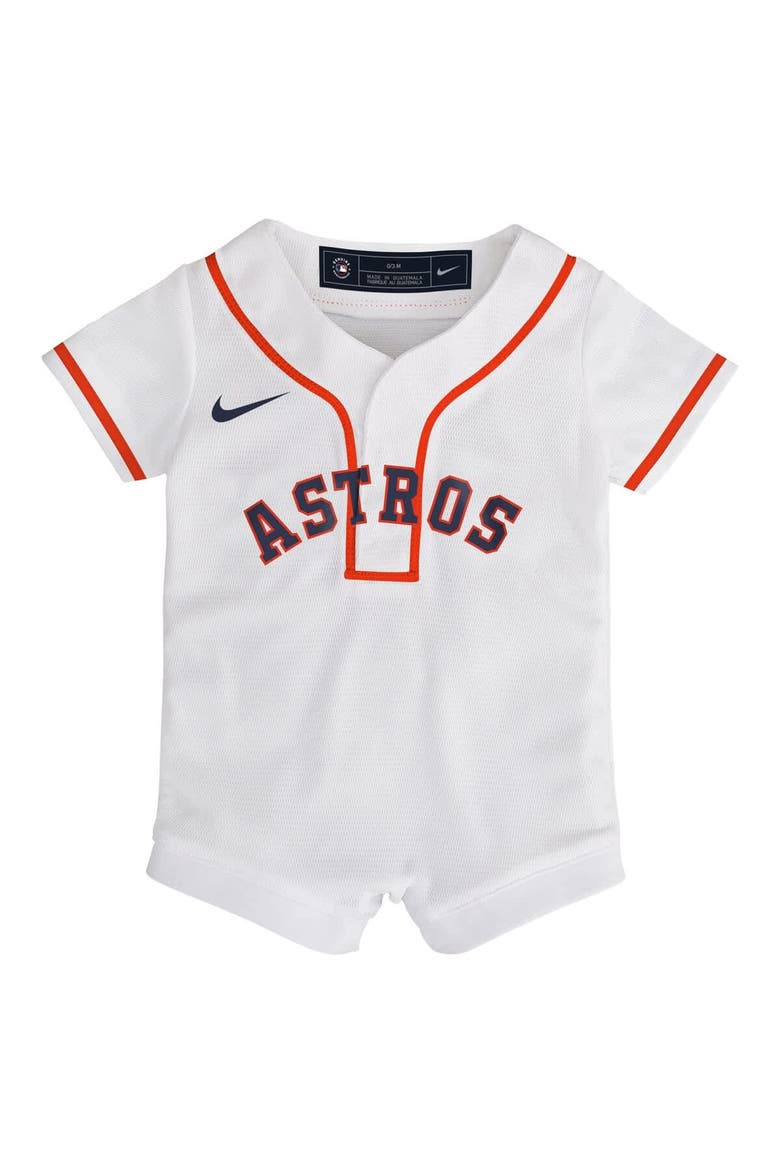 Infant Nike White Houston Astros Home Replica Romper Jersey, Alternate, color, White