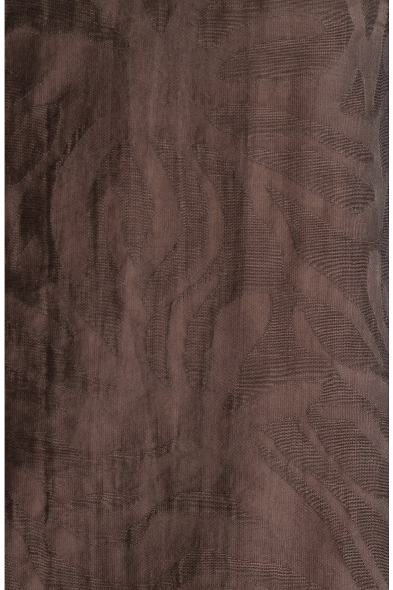 Sunburst Jacquard Short Sleeve Button-Up Shirt, Alternate, color, BROWN COCOA