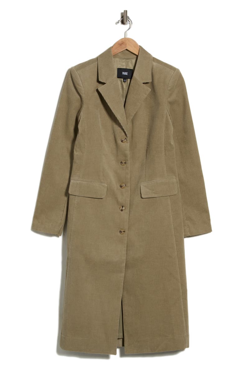 Trexi Corduroy Coat, Alternate, color, DUSTY OLIVE